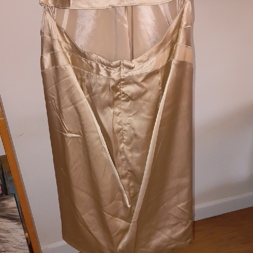 Zac Posen Cream Silk Dress - Picture 9 of 9
